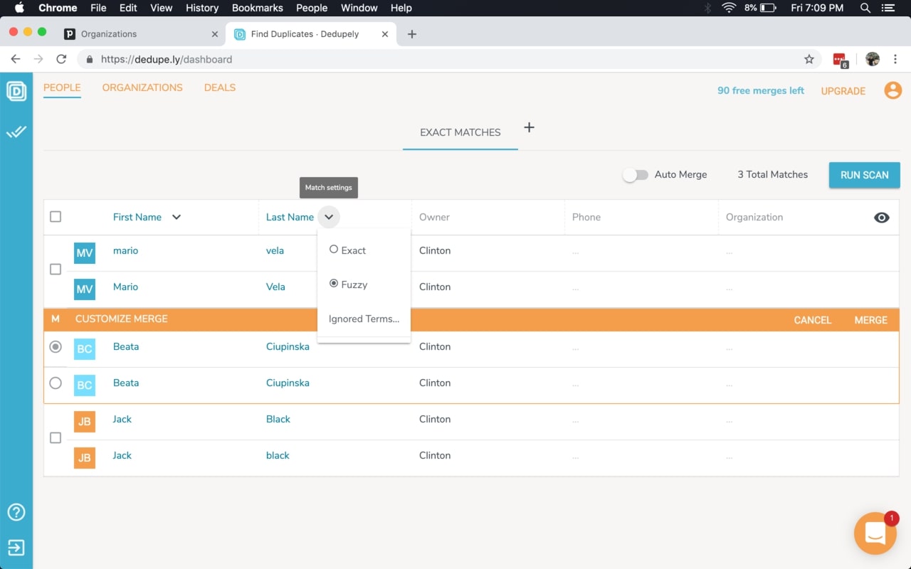 Dedupely for Pipedrive