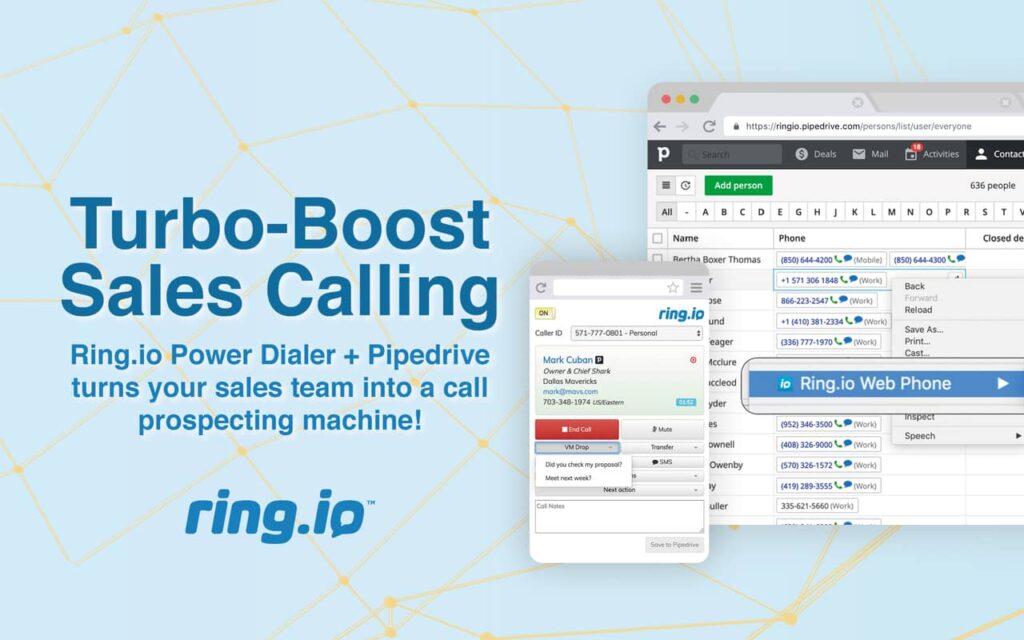 Ring.io Power Dialer