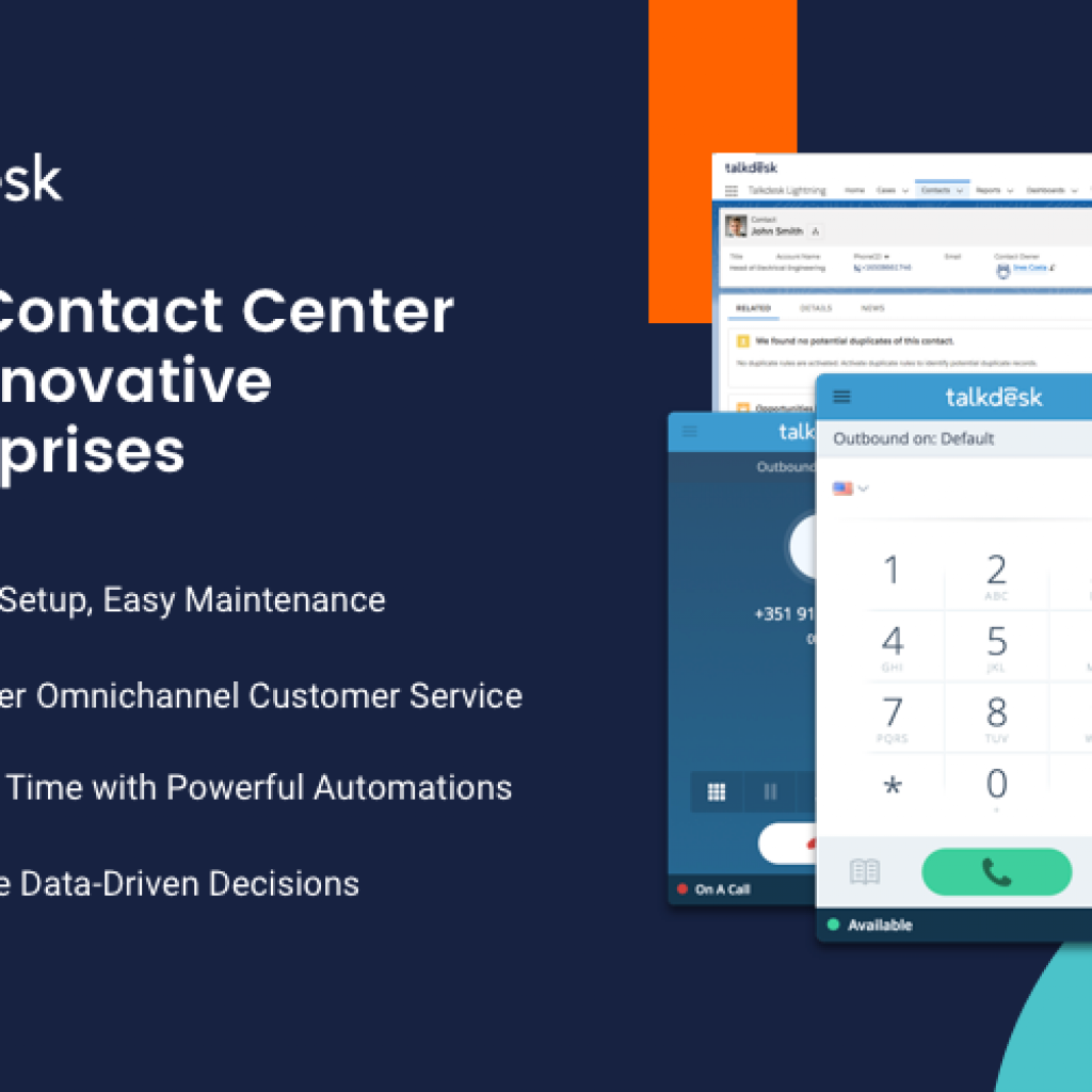 Talkdesk for Salesforce Contact Center Telephony Click-to-Dial