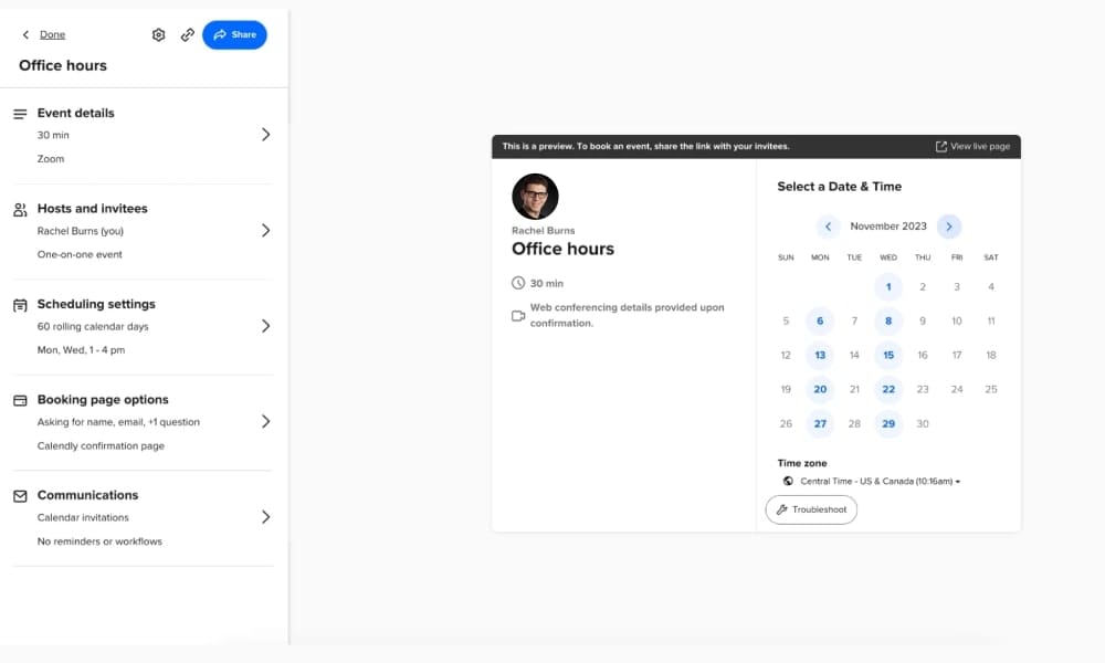 Integrate Calendly with GoDaddy
