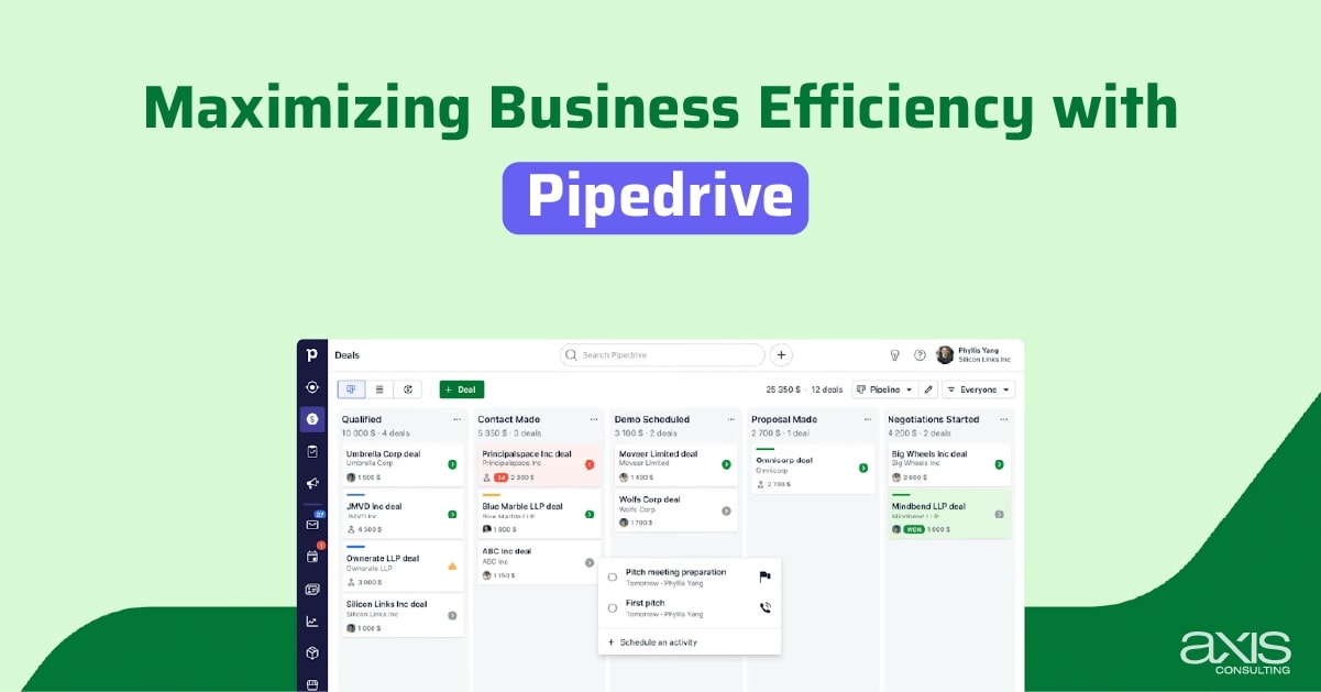 Maximize Business Efficiency with Pipedrive