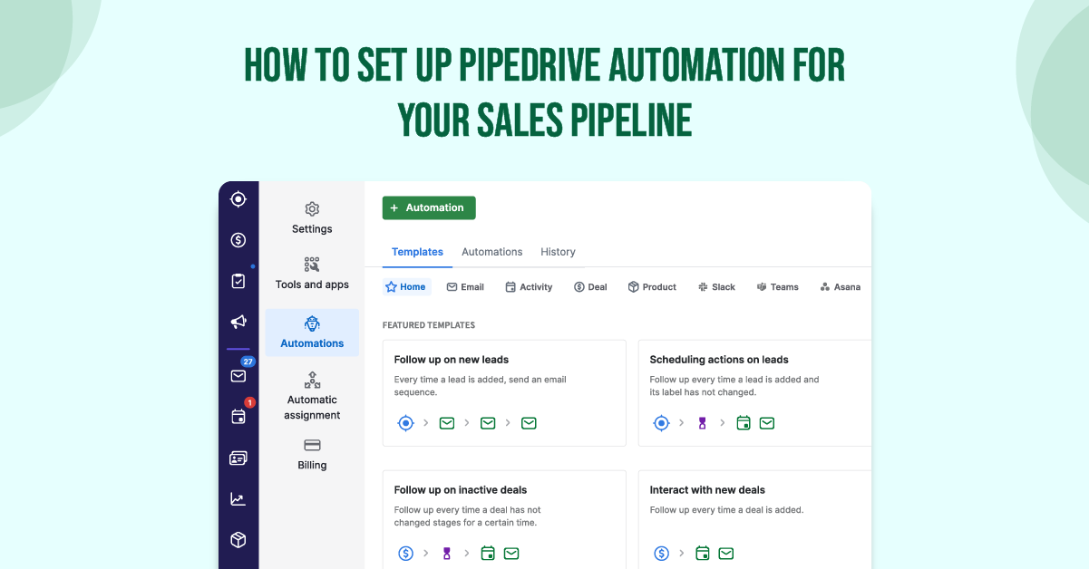 How to Set Up Pipedrive Automation for Your Sales Pipeline