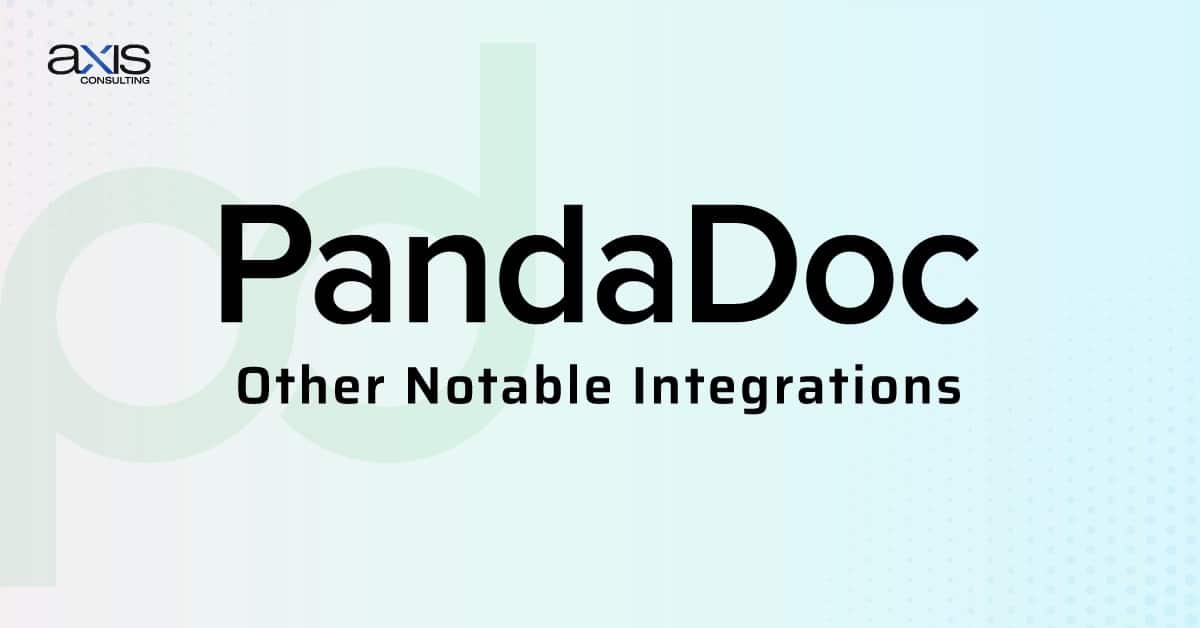 PandaDoc and Other Notable Integrations