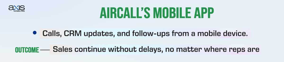 Aircall Mobile App