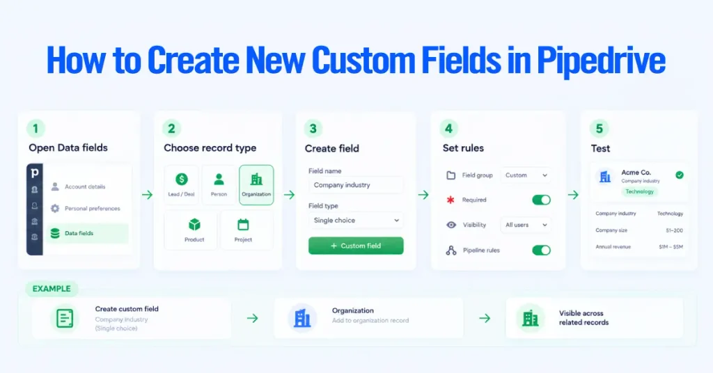 How to Create New Custom Fields in Pipedrive